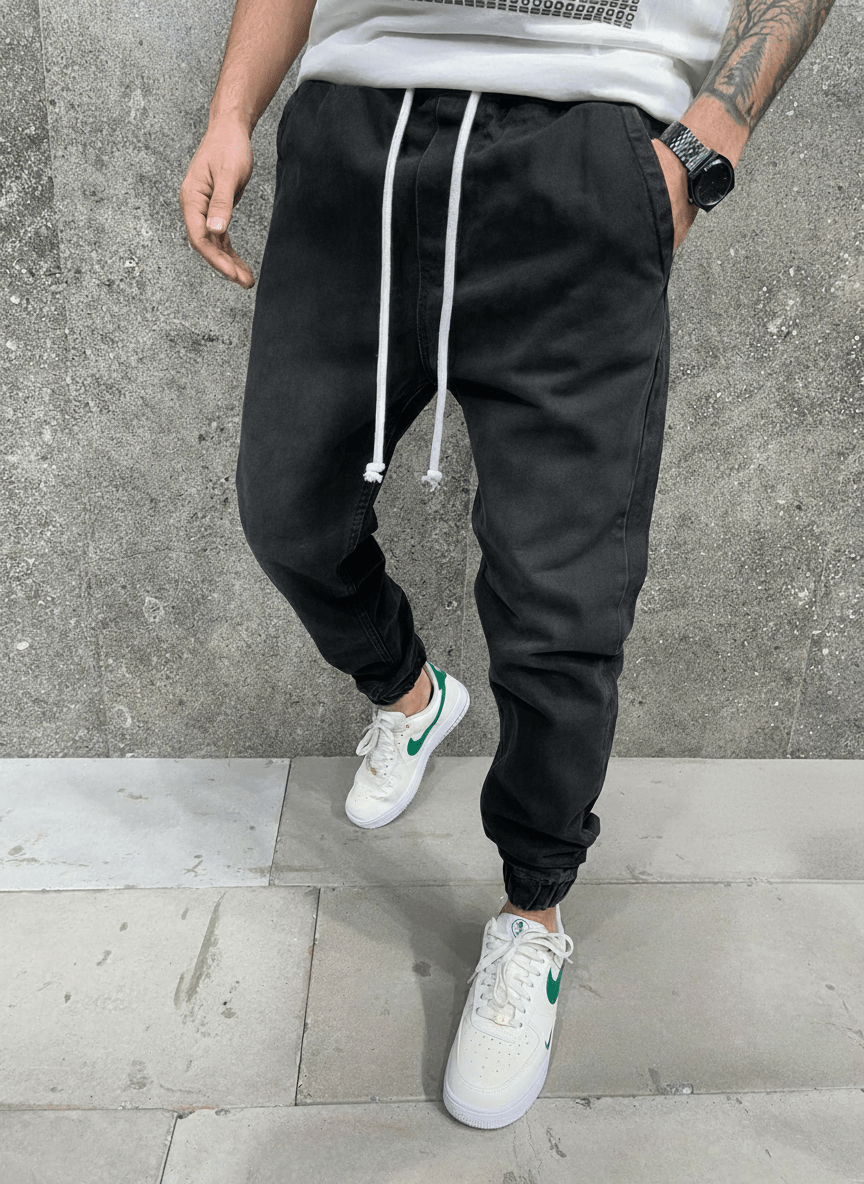 JEANS JOGGING GRIS B7796 - ZG PREMIUM
