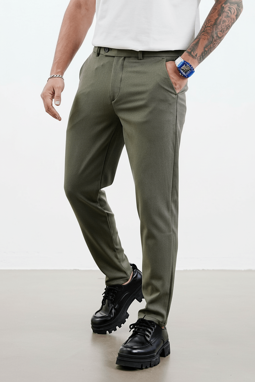 PANTALON VERT CLASSIQUE ADP04 - ZG PREMIUM