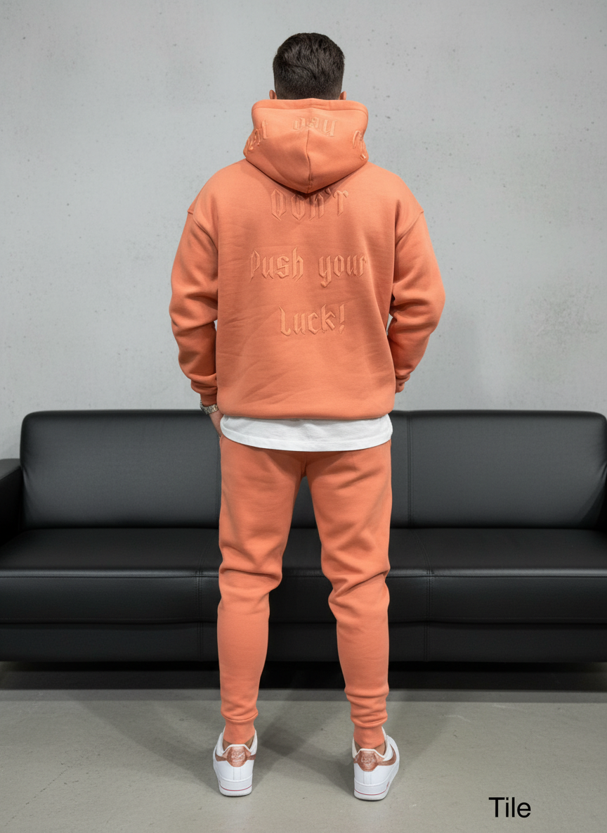 Ensemble jogging homme terracotta 6079