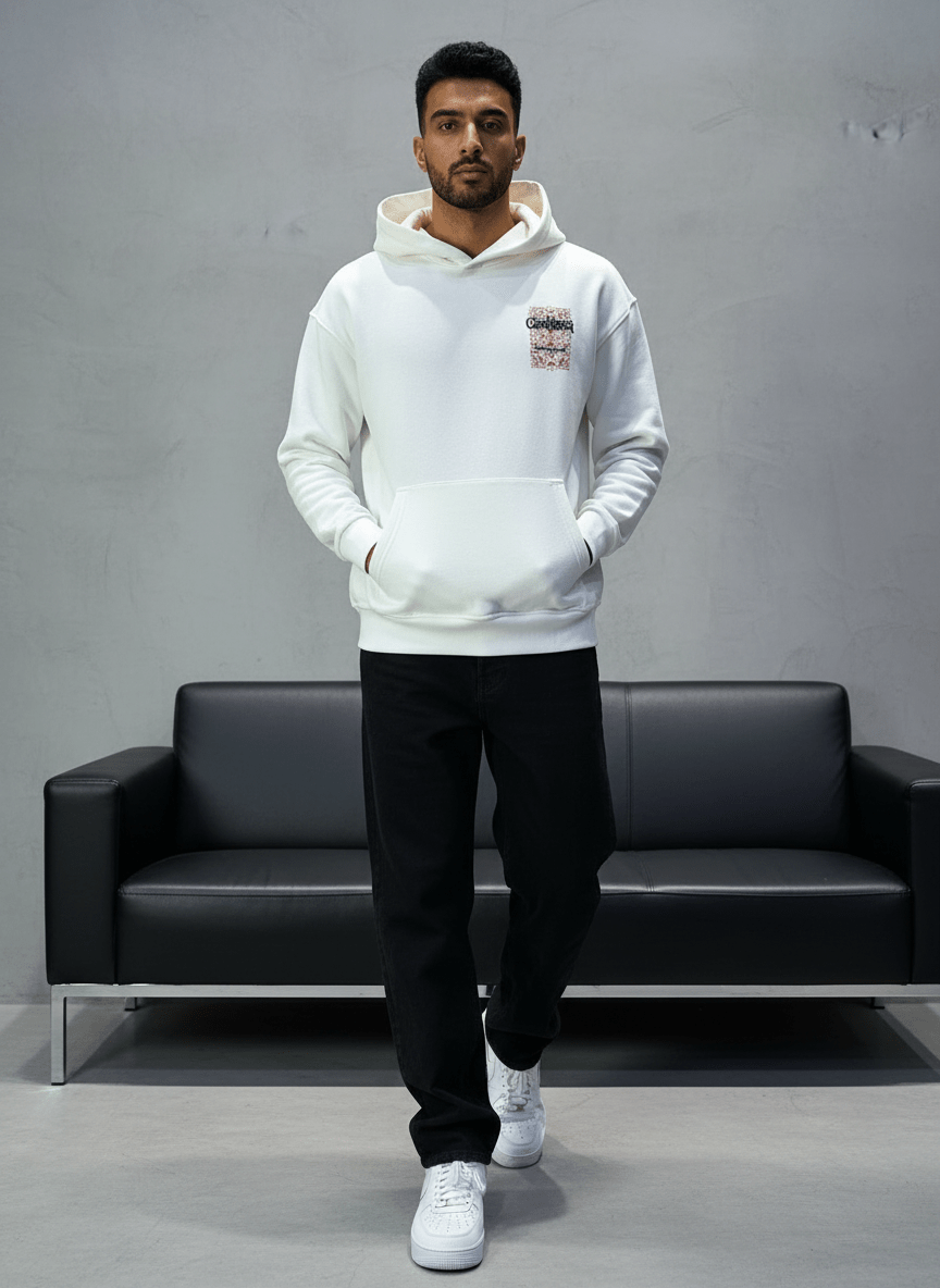 SWEAT CAPUCH WHITE CASABLANCA 7521 - ZG PREMIUM