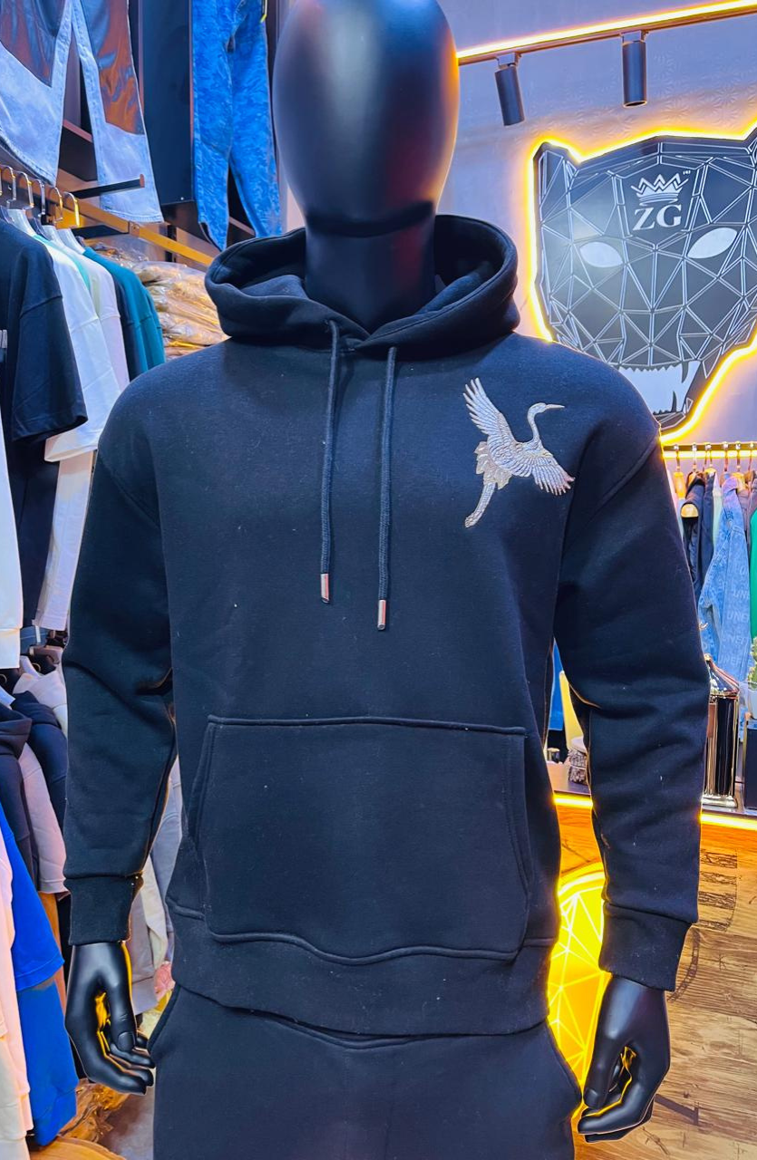 HOODIE MECANIC BLACK MCH39