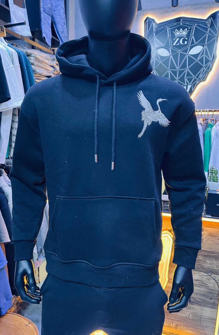 HOODIE MECANIC BLACK MCH39