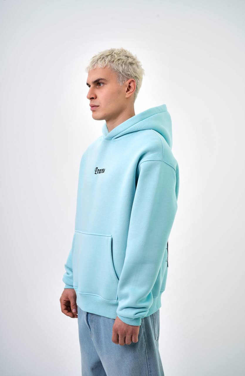 HOODIE OVERSIZE BLUE 5018