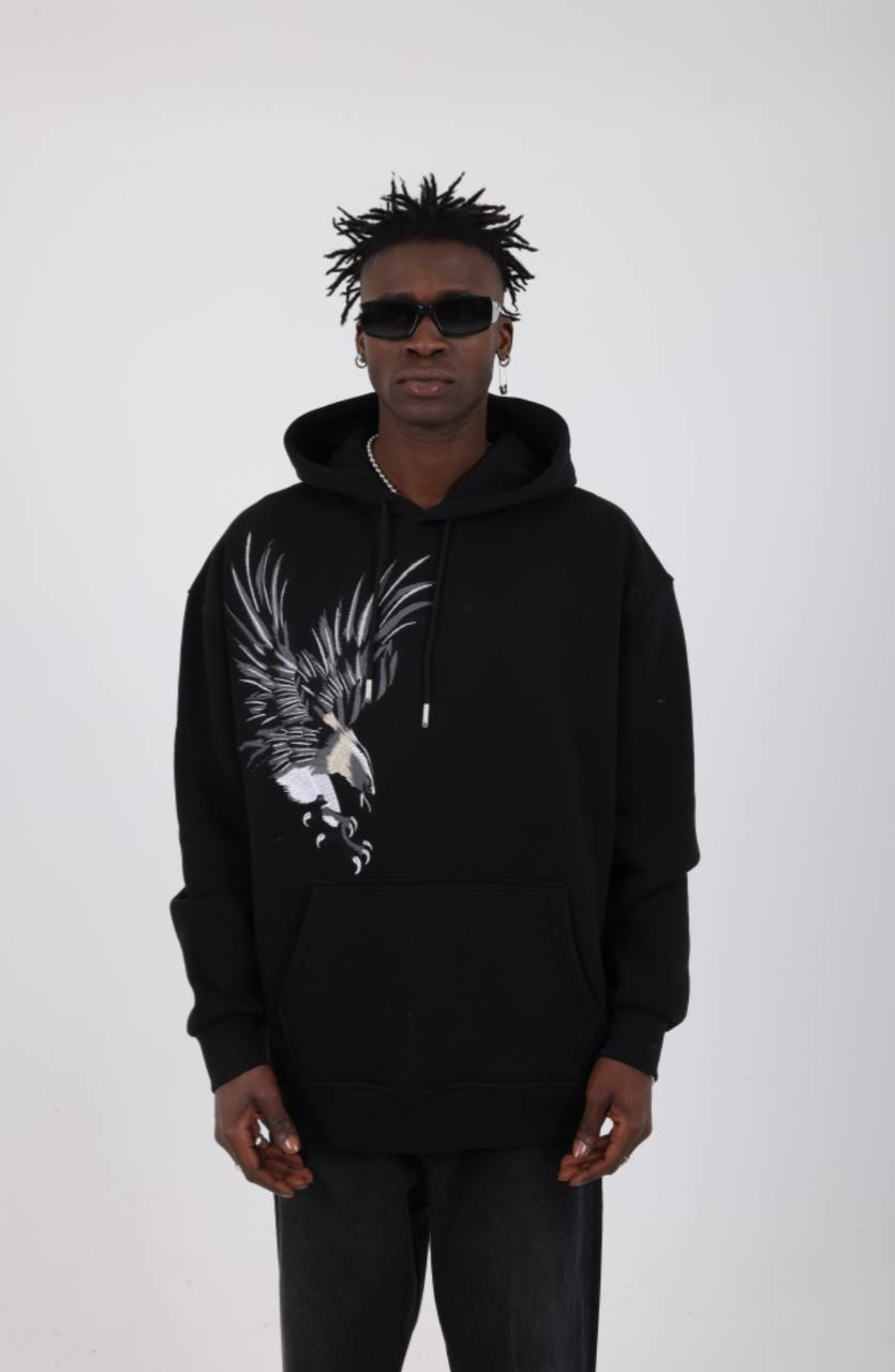 HOODIE MECANIC BLACK MCH100