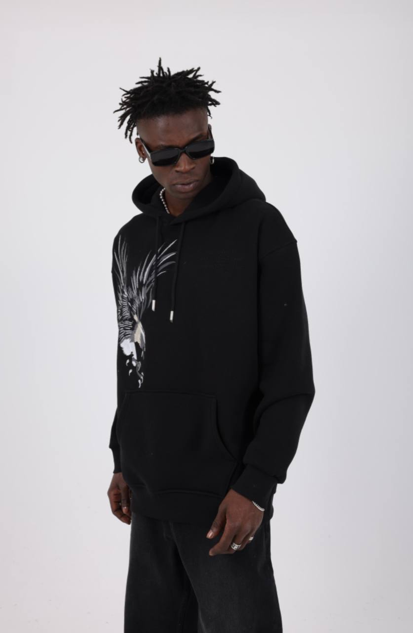 HOODIE MECANIC BLACK MCH100