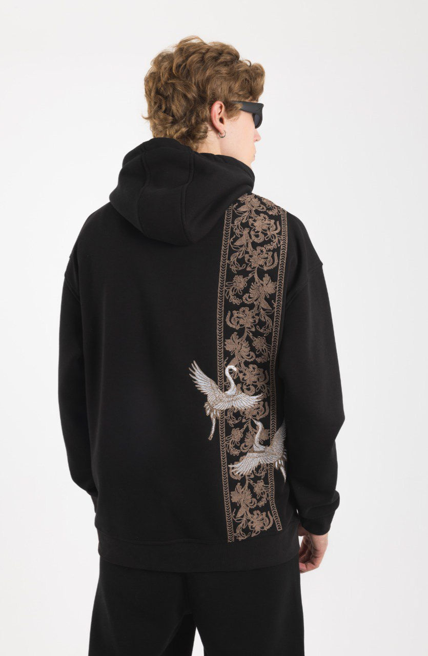 HOODIE MECANIC BLACK MCH39