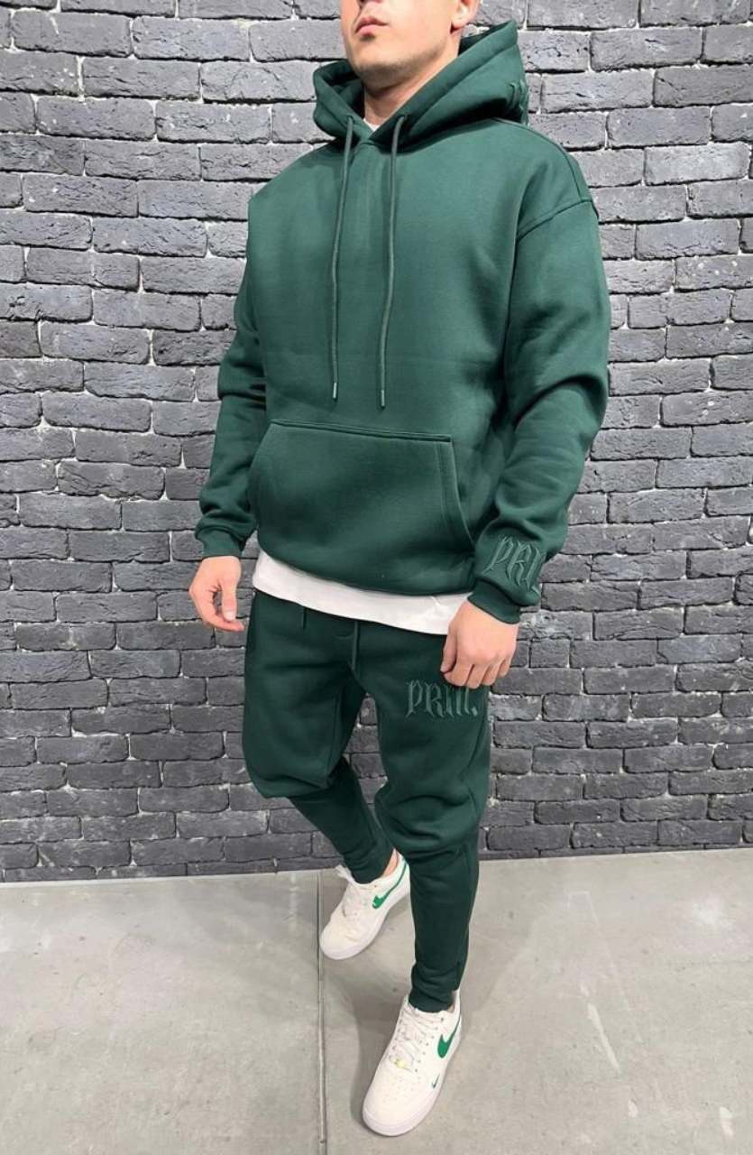 ENSEMBLE CAPUCH DARK GREEN 6079