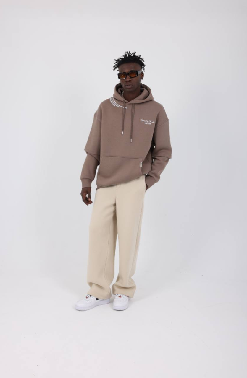 HOODIE MECANIC BROWN MCH83