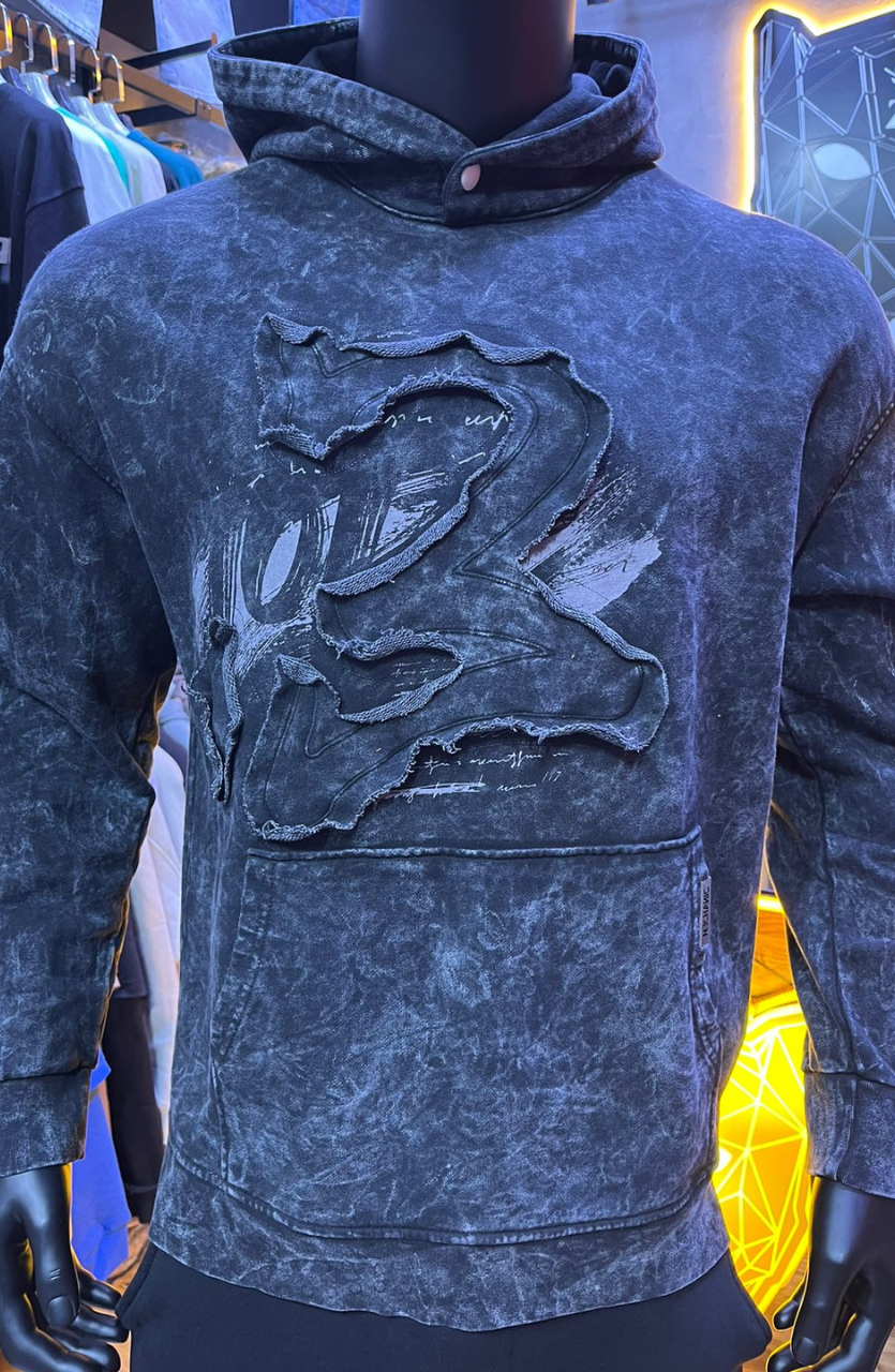 HOODIE MECANIC GREY MCH056