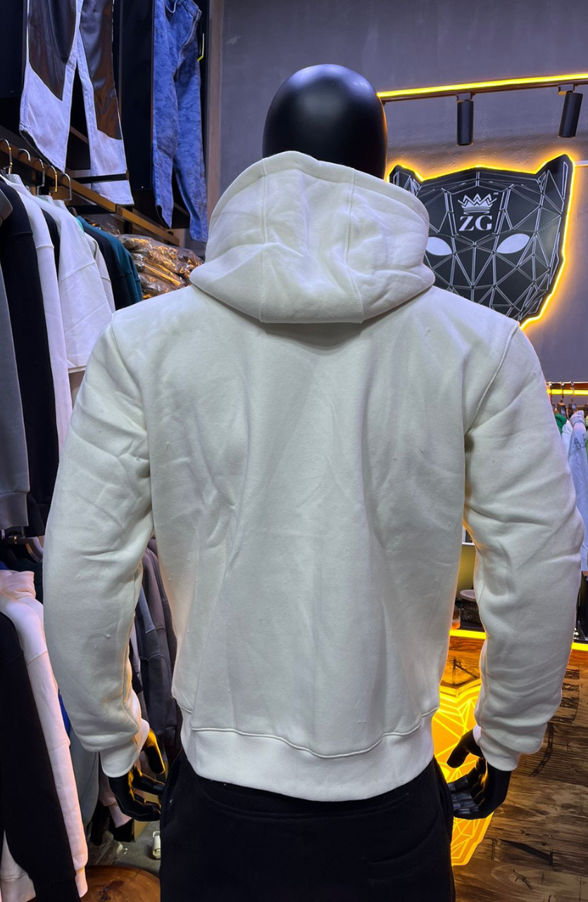 HOODIE MECANIC BEIGE SIMPLE
