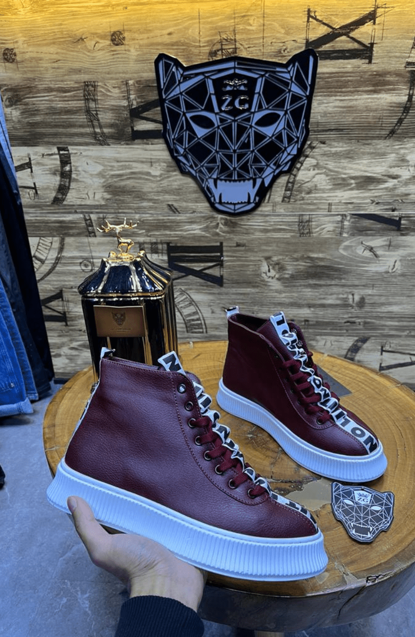 BOOTS WAGOON DARK RED - ZG PREMIUM