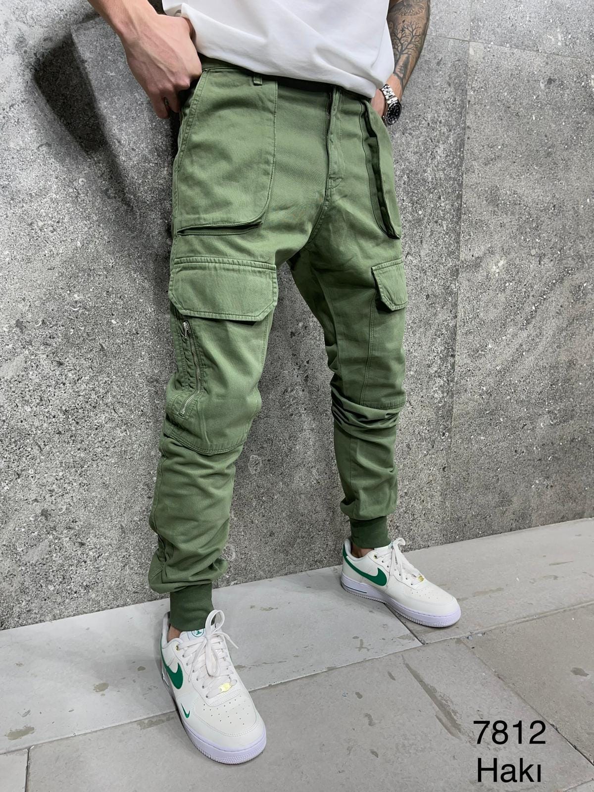 JEANS KHAKI CARGO B 7812 - ZG PREMIUM