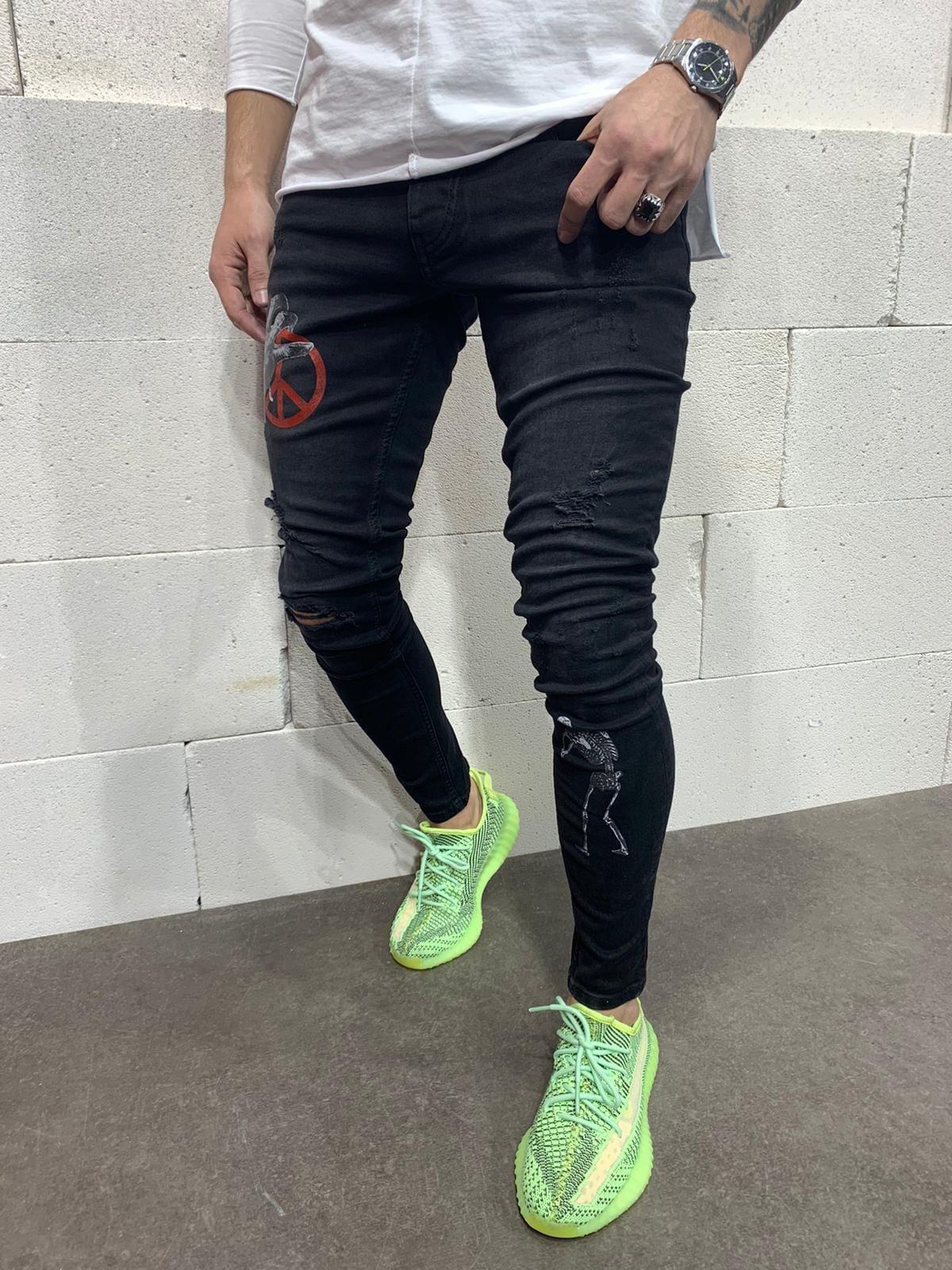 JEANS NOIR B4969