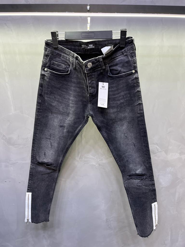 JEANS NOIR Déchiré