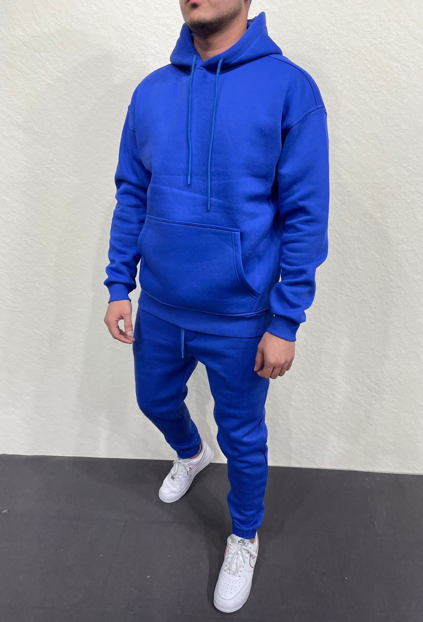 Ensemble capuch simple blue 6093