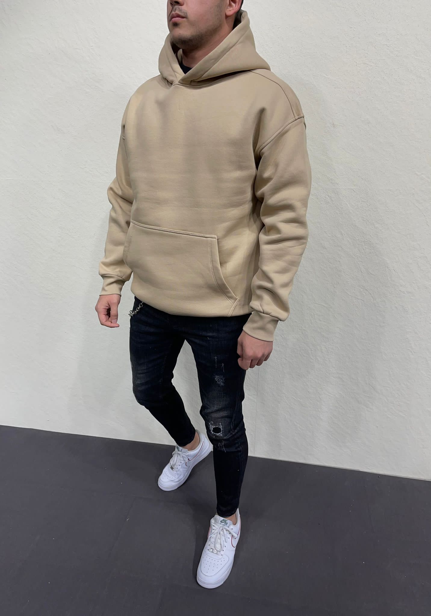 CAPUCH OVER SIZE BEIGE 62081