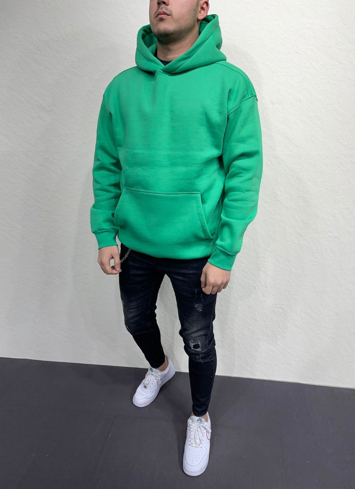 CAPUCH OVER SIZE GREEN 62081