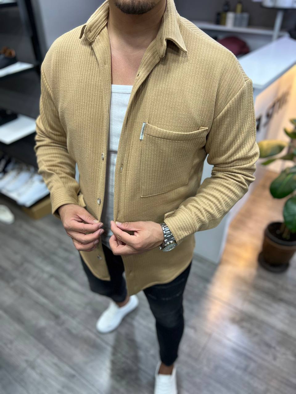 CHEMISE ALUMA BROWN 457