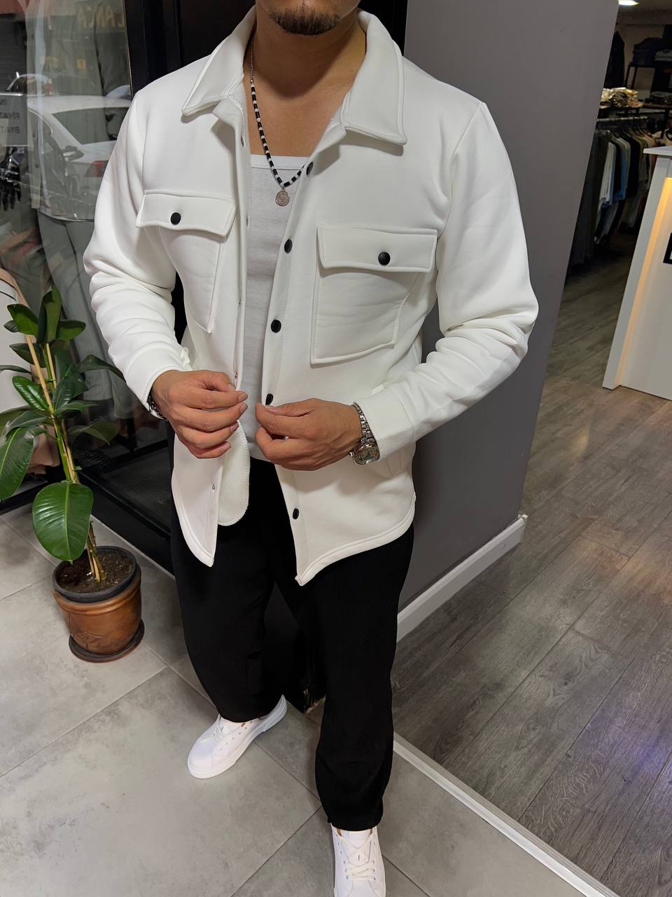 CHEMISE ALUMA SIMPLE WHITE 391