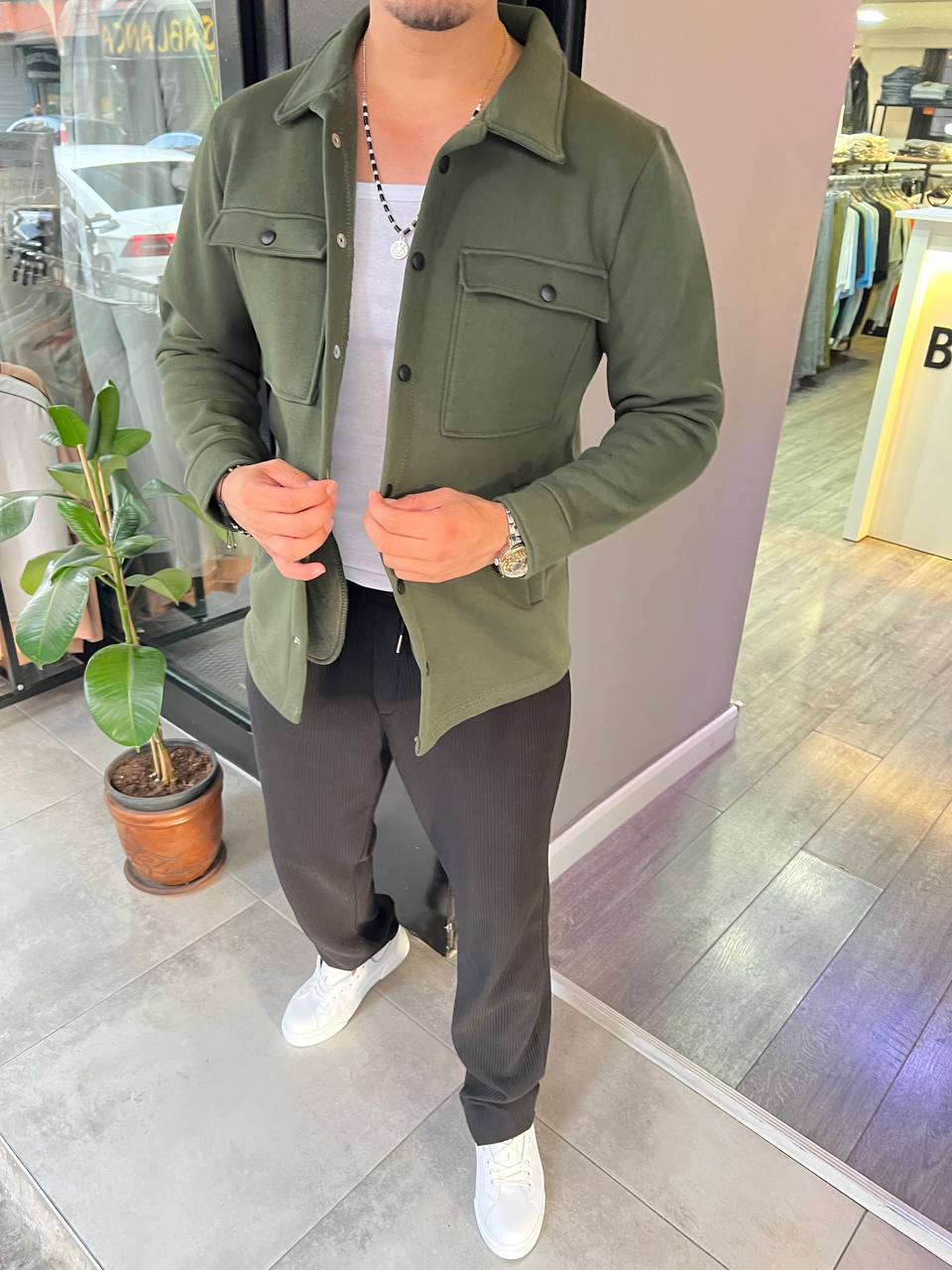 CHEMISE ALUMA SIMPLE GREEN 391