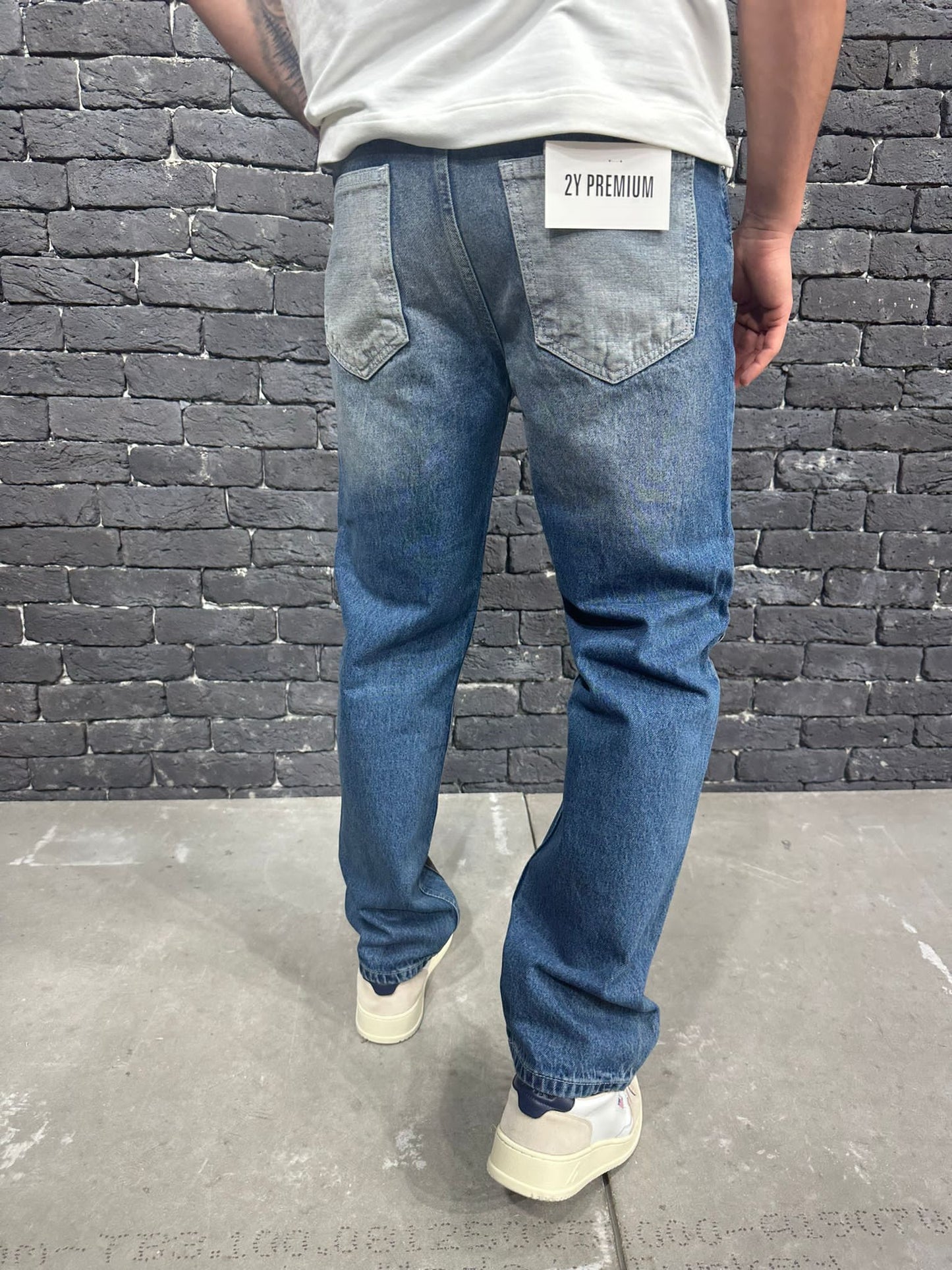 JEANS BAGGY BLUE B8806 - ZG PREMIUM