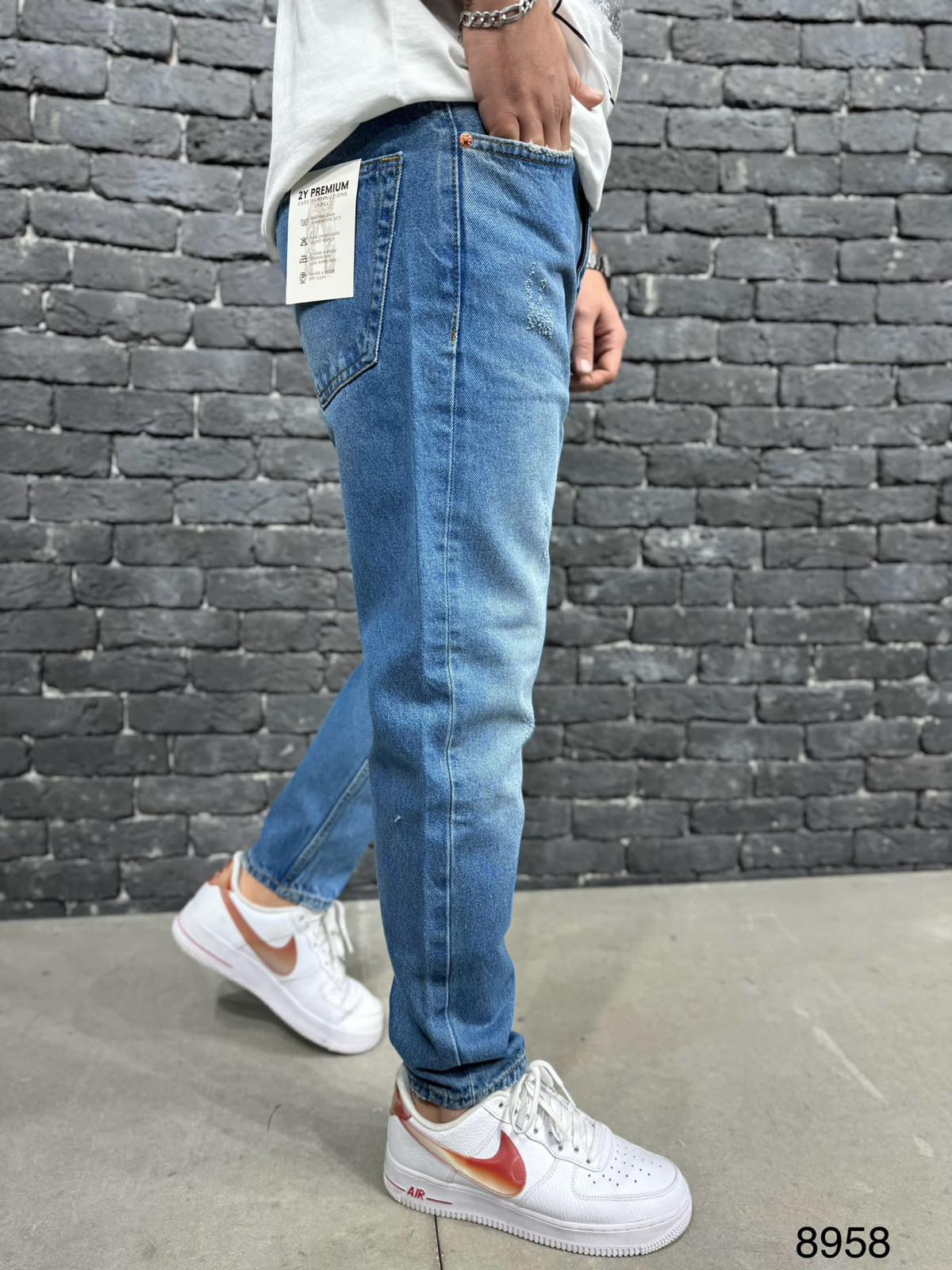 JEANS BOYFRIEND BLUE B8958 - ZG PREMIUM