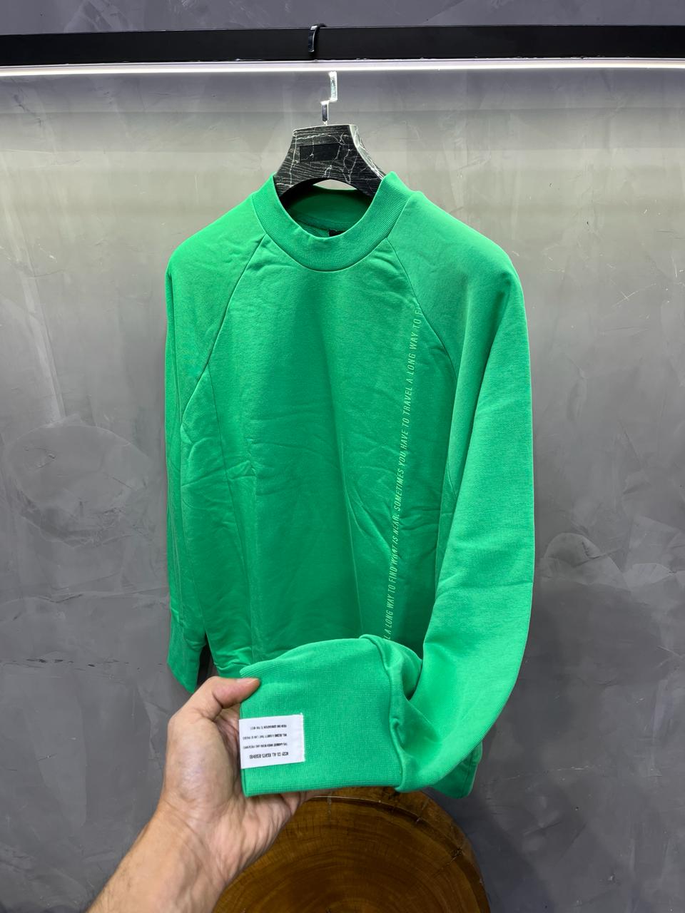 SEAWT OVER SIZE GREEN 6201