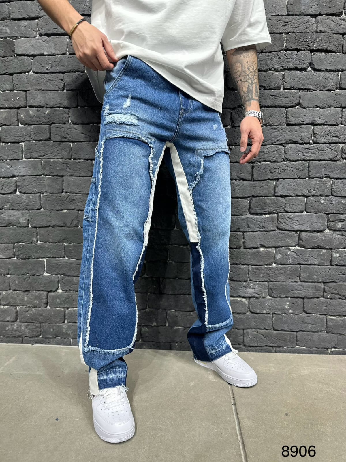 JEANS BAGGY BLUE B8906 - ZG PREMIUM