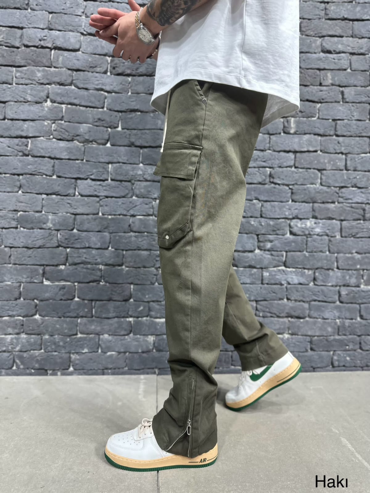 PANTALON CARGO KHAKI RS007