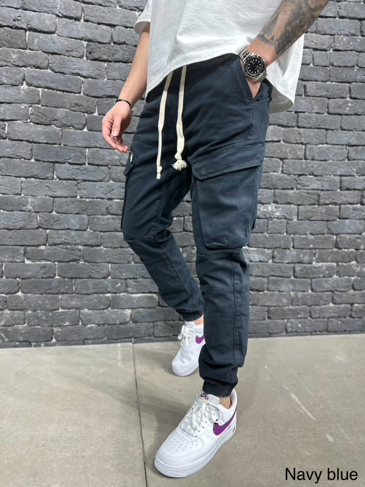 JEANS CARGO BEIGE ES 3088