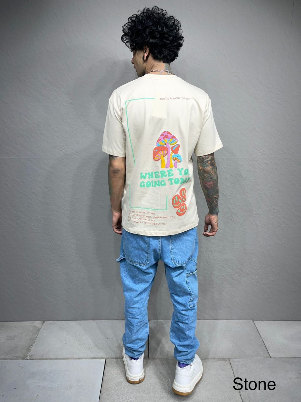 T-SHIRT OVERSIZE STONE 6188