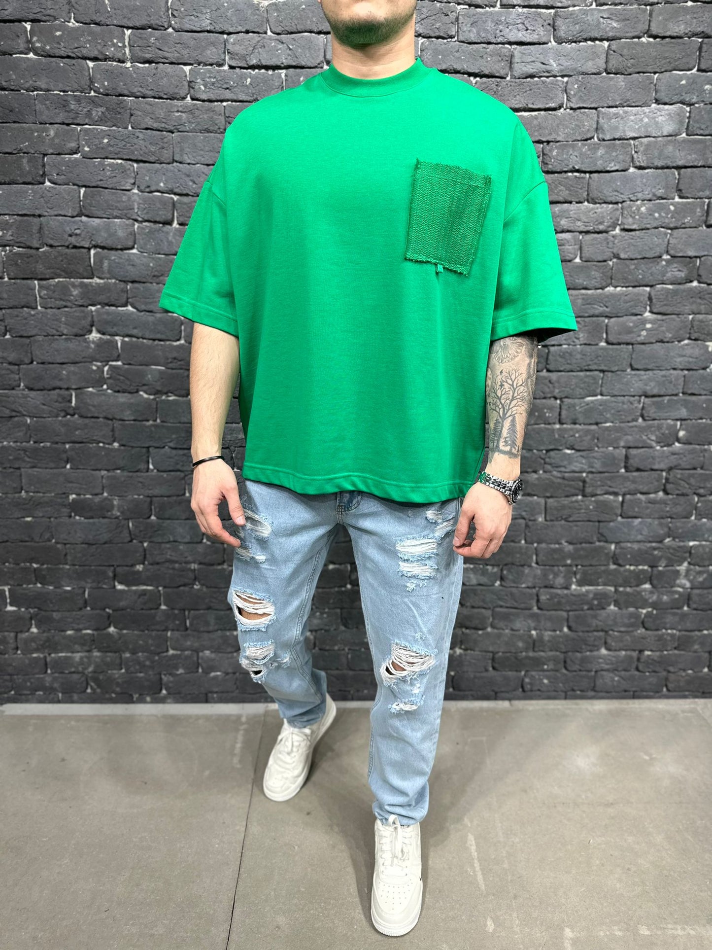 T-SHIRT OVERSIZE BENETTON 6368