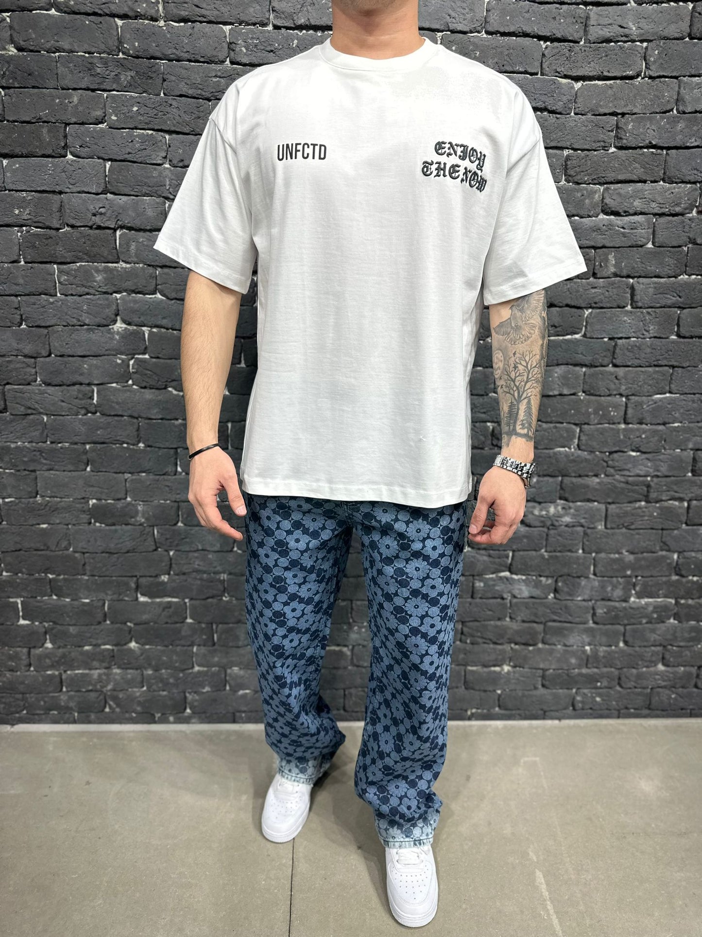 T-SHIRT OVERSIZE OFF WHITE UN102