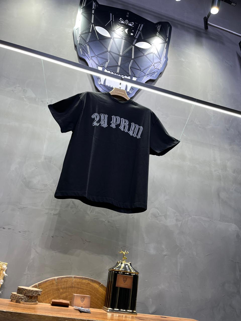 T-SHIRT OVERSIZE OFF BLACK AJ6403