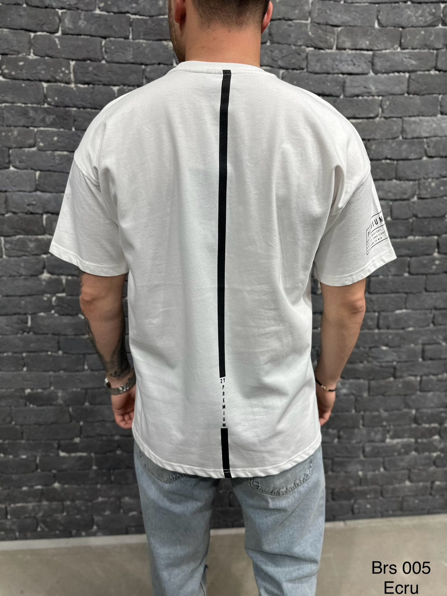 T-SHIRT OVERSIZE OFF WITE BRS005