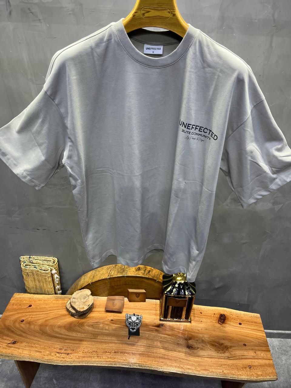 T-SHIRT OVERSIZE GREY UN114
