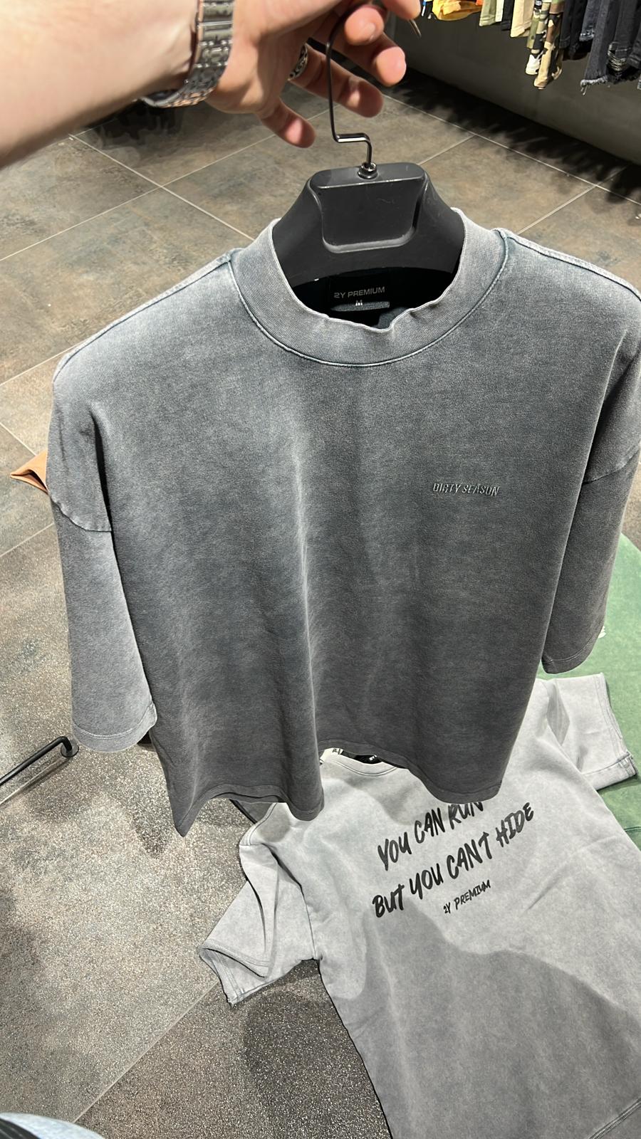 T-SHIRT OVERSIZE ANTHRACITE AJ6413