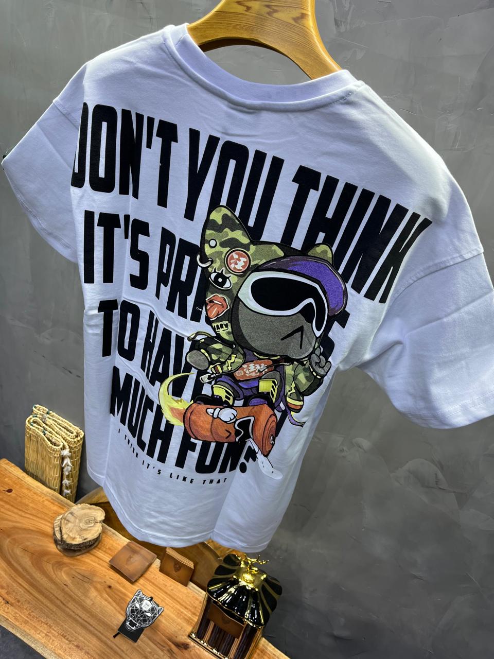 T-SHIRT OVERSIZE WHITE BRS020