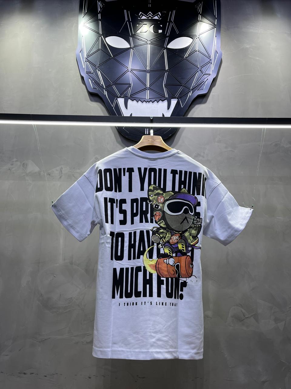 T-SHIRT OVERSIZE WHITE BRS020