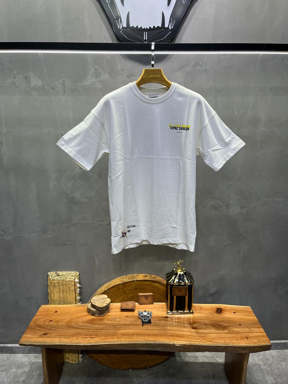 T-SHIRT OVERSIZE WHITE BRS045