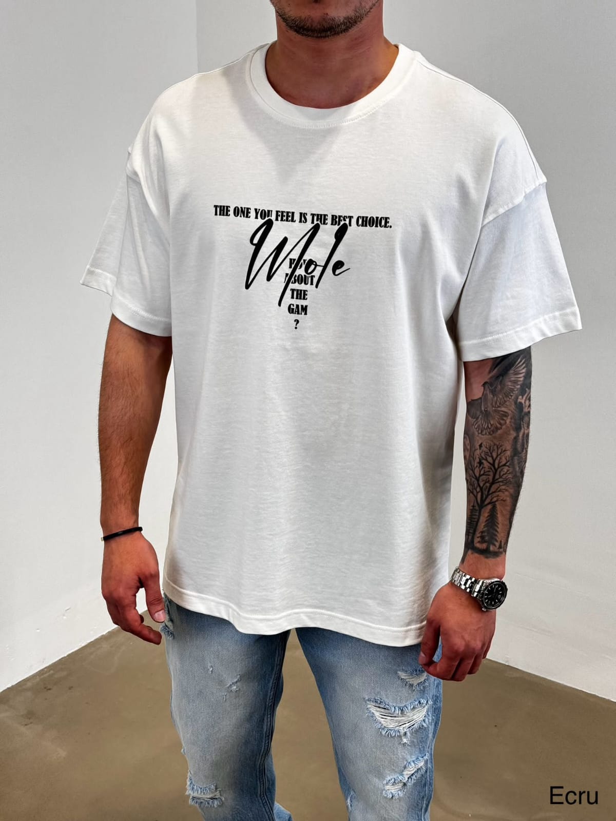 T-SHIRT OVERSIZE WHITE BRS052