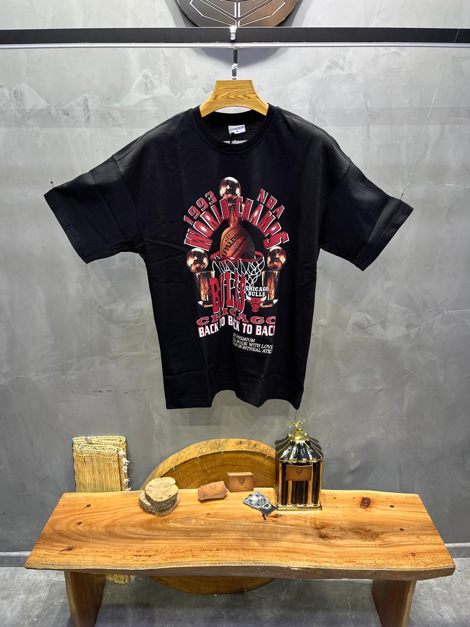 T-SHIRT OVERSIZE BLACK BRS003