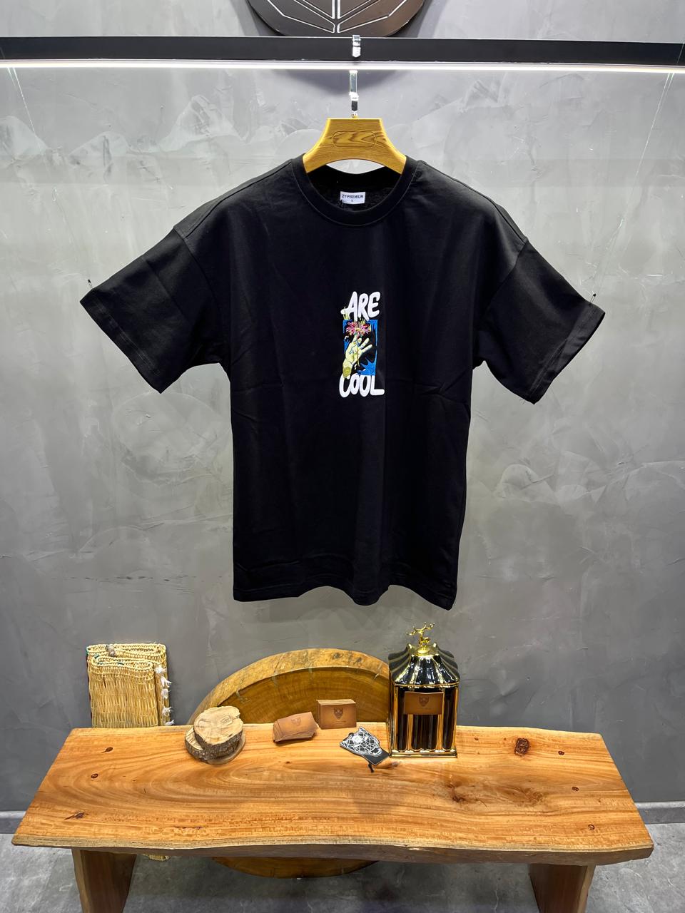 T-SHIRT OVERSIZE BLACK BRS011