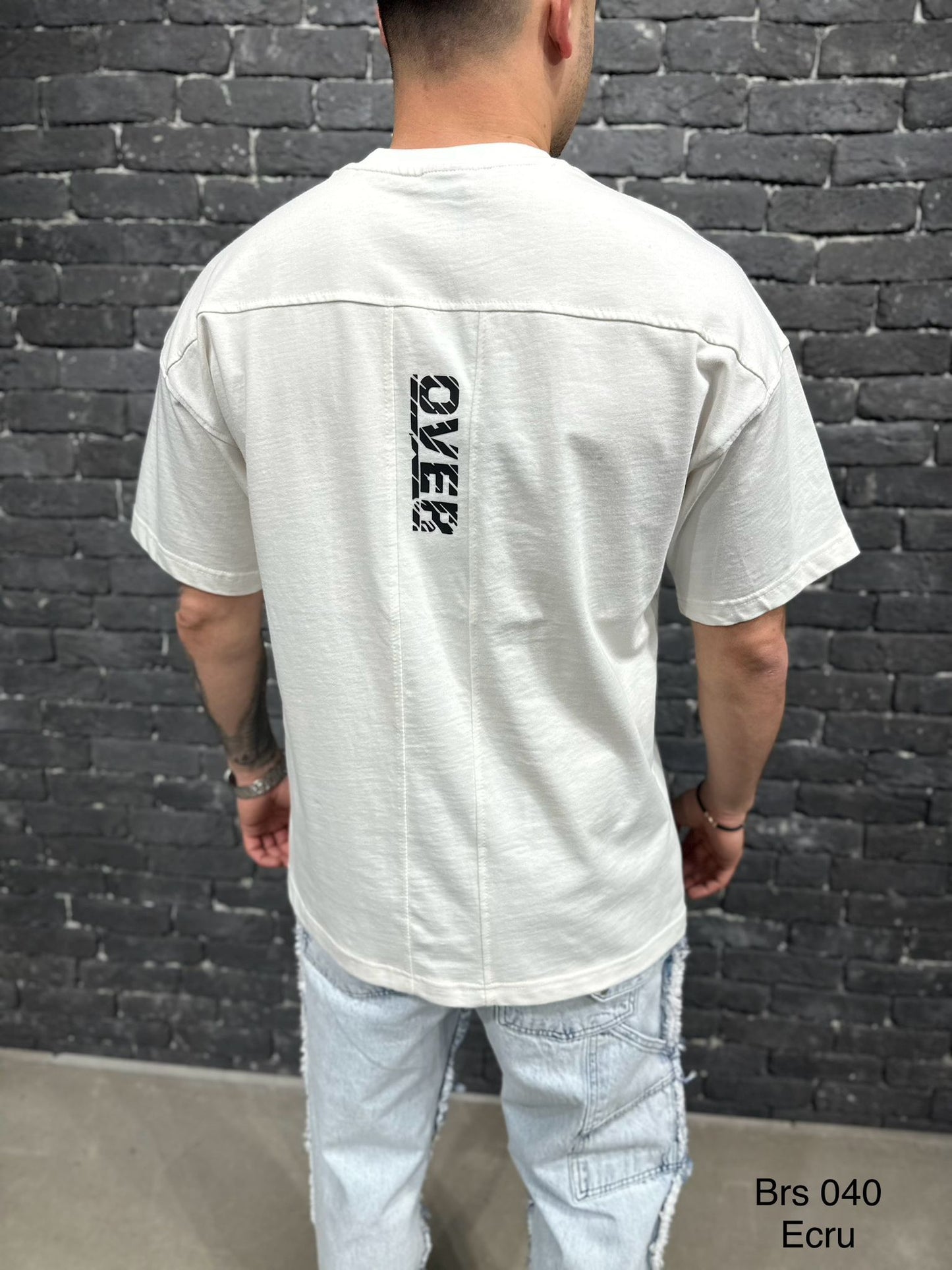 T-SHIRT OVERSIZE WHITE BRS040