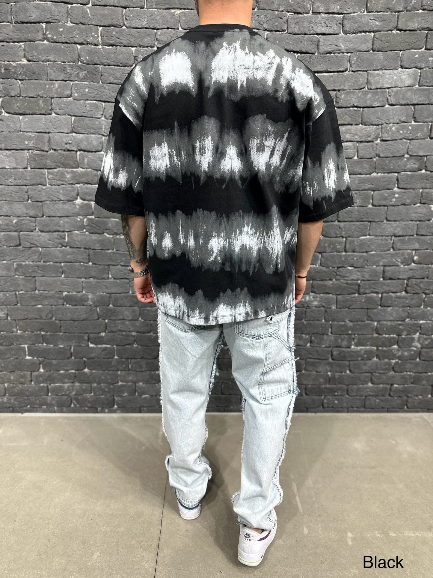 T-SHIRT OVERSIZE BLACK AJ6377