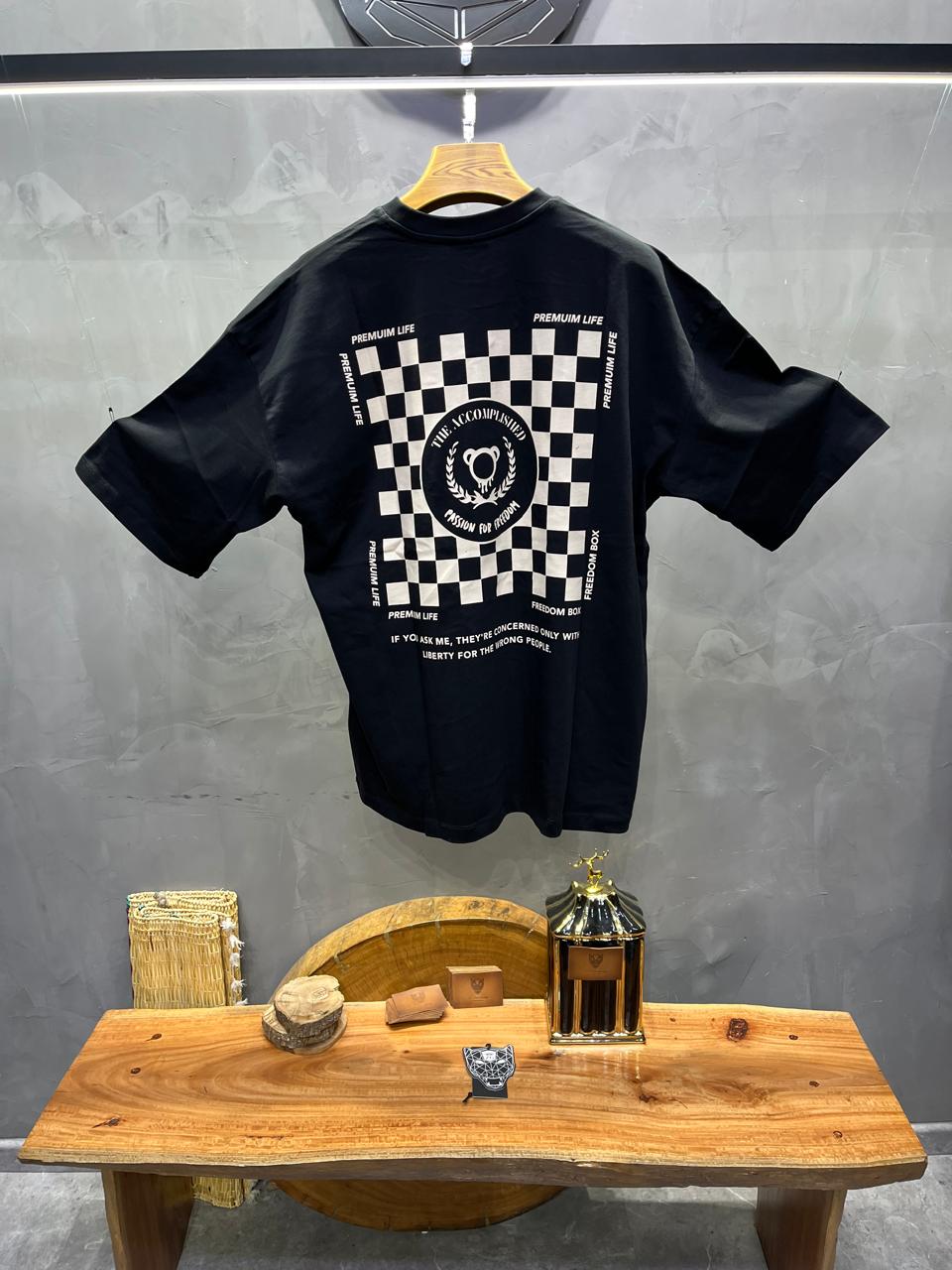 T-SHIRT OVERSIZE BLACK AJ6355