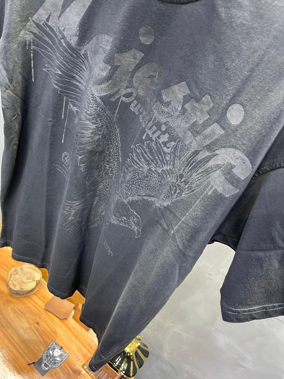 T-SHIRT OVERSIZE BLACK BRS026