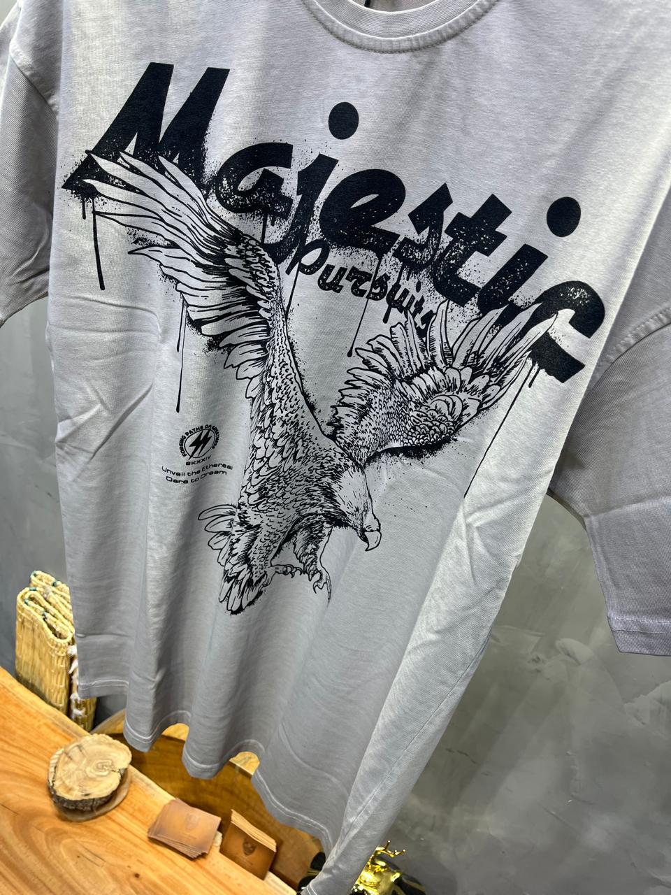 T-SHIRT OVERSIZE BEIGE BRS026