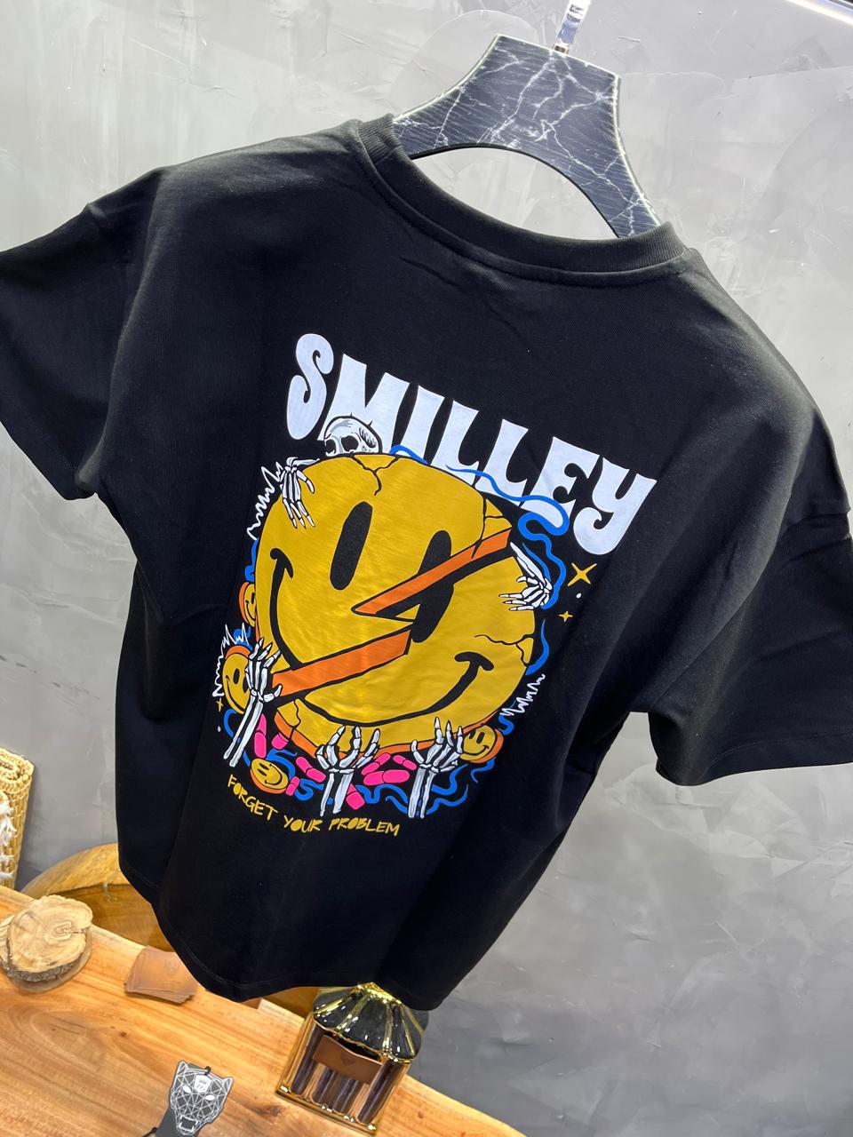 T-SHIRT OVERSIZE BLACK UN107