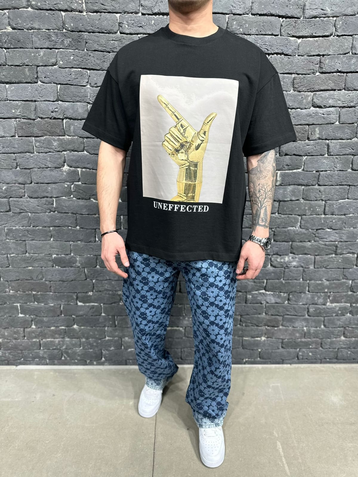 T-SHIRT OVERSIZE BLACK UN106